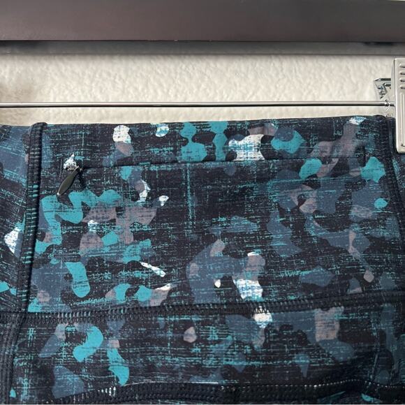 Sweaty Betty The Power 7/8 Leggings Teal Green Black Deep Lake Camo - Picture 6 of 8